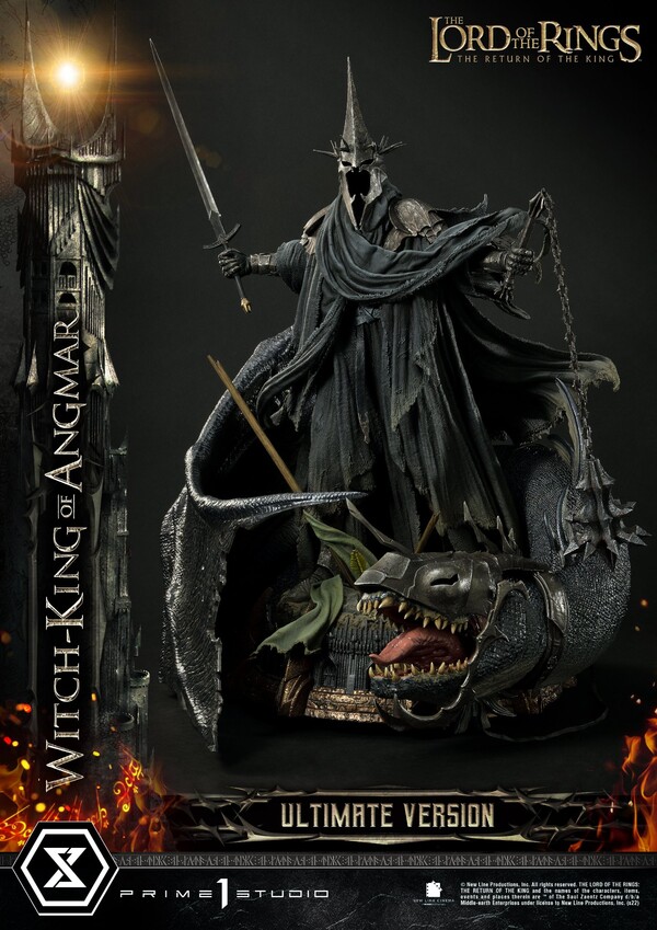 Fellbeast, Witch-king Of Angmar (Ultimate), The Lord Of The Rings: The Return Of The King, Prime 1 Studio, Pre-Painted, 4580708042329